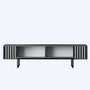 Hanah Home Soporte para TV Chrome Line Antracita y Negro